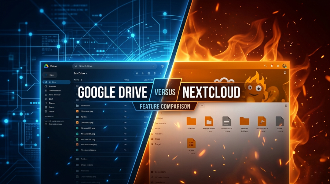 Google Drive vs Nextcloud: the question isn't which is better, but where your data goes