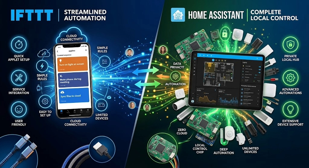 IFTTT vs Home Assistant: Home Automation Platforms With Completely Different Data Privacy